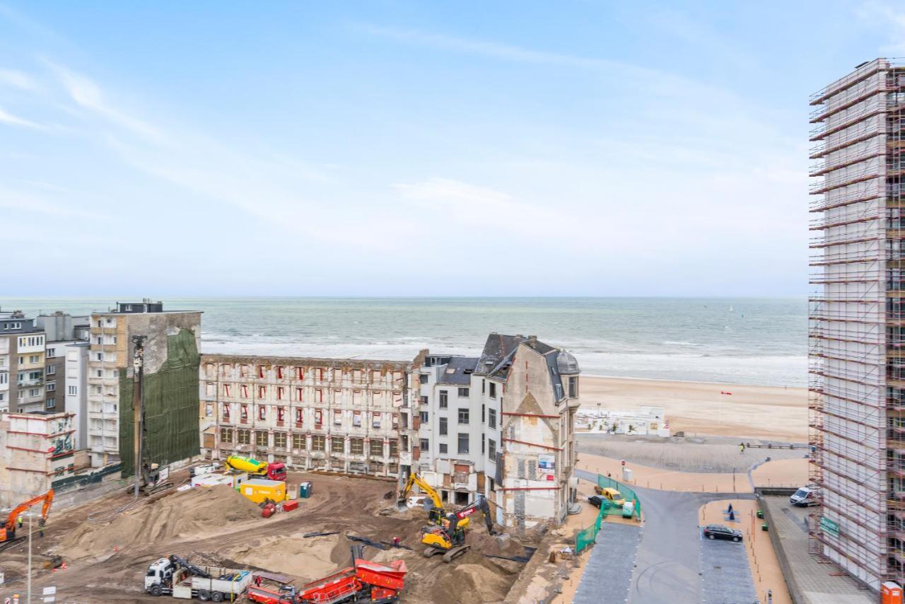 Luxueuze Vakantiestudio Met Zeezicht En Terras In Oostende エクステリア 写真